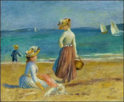 "Figures sur la plage" est un tableau de quel peintre ?