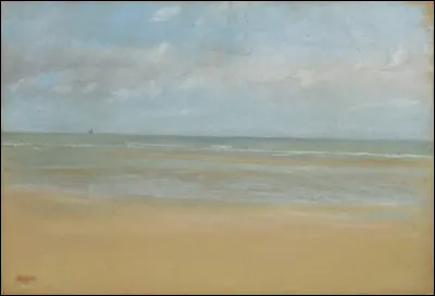 Qui a peint "Plage à marée basse" ?