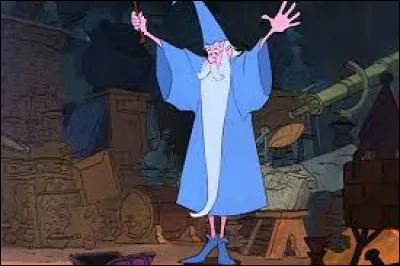 Dans ‘Merlin l'Enchanteur', pour voyager, comment fait-il pour transporter toutes ses affaires?