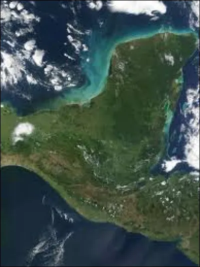 Quel pays occupe la plus grande part de la superficie de la p&eacute;ninsule du Yucatan ?