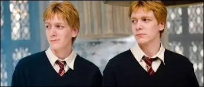Comment s'appellent ces deux acteurs, les jumeaux Fred et George Weasley ?