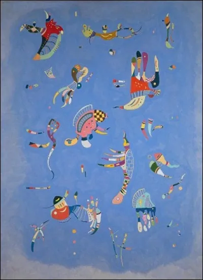 Selon Vassily Kandinsky, quelle consonnance prend le bleu ?