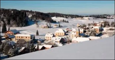 Village de Bourgogne-Franche-Comté, dans les Hautes-Combes, La Pesse se situe dans le département ...