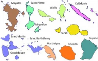 Comment sont appelés les territoires français situés en dehors du continent européen ?