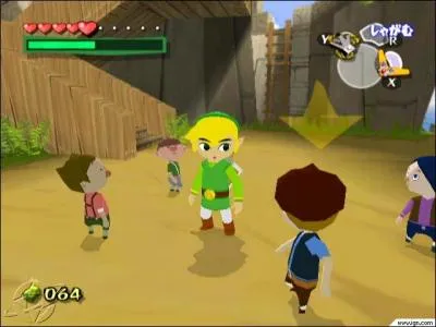 Comment s'appellent ces enfants qui entoure Link ?