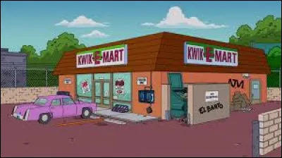 Dans quel dessin animé peut-on voir un homme nommé Apu gérer le Kwik-E-Mart ?