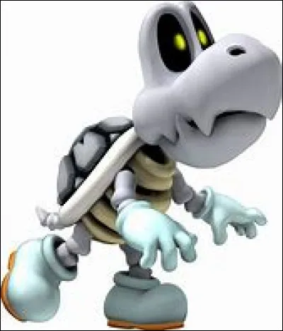 Ce Koopa s'appelle Skelerex/Dry Bones en anglais :