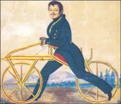 En quelle année sont apparus les premiers vélos qui étaient des draisiennes ?