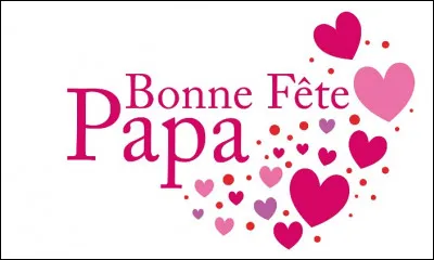 Quand se déroule la fête des pères ?