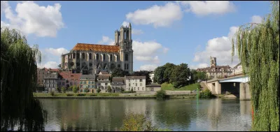 Ville de 44 000 habitants du département des Yvelines, située sur la rive gauche de la Seine, à 50 kilomètres en aval de Paris :