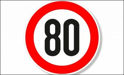 Que dois-je faire si je roule à 110 km/h et que je vois ce panneau ?