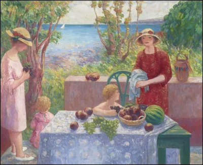 Qui a réalisé "Sainte-Maxime, le goûter des enfants" ?