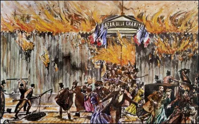 Le 4 mai 1897, l'incendie du Bazar de la Charité à Paris fit plus de 120 victimes. Quelle était la cause du sinistre ?
