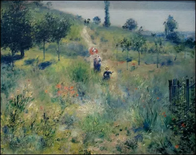 "Chemin montant dans les hautes herbes" est du peintre :