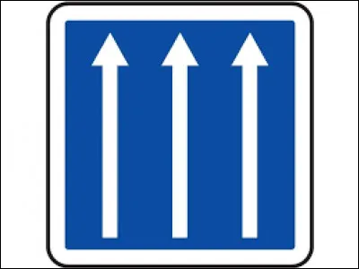 Ce panneau annonce une obligation.