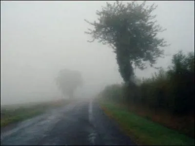Sur une route départementale, il y a du brouillard, avec une visibilité de 40 métres, je peux rouler à :