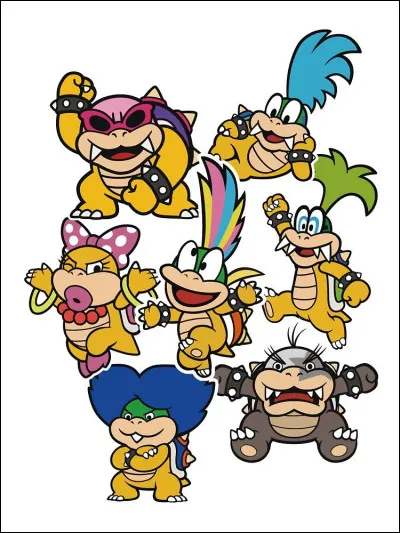 Dans quel ordre passent les Koopalings ?