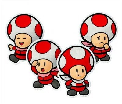 Combien y a-t-il de Toads dans l'Equipe de Sauvetage Rouge ?