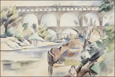 Qui a peint "Le Pont du Gard" ?