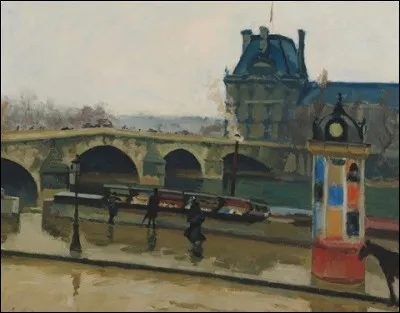 Qui est l'artiste du "Pont Royal par temps gris" ?