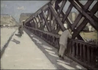 On termine avec "Le Pont de l'Europe" du peintre :