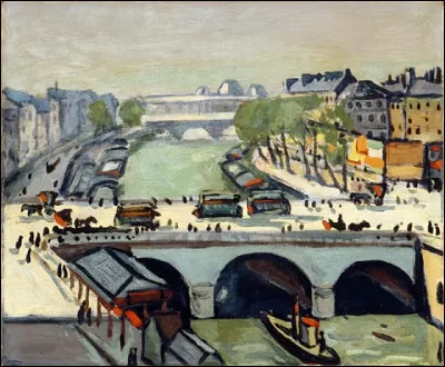 Qui est le peintre du "Pont Saint-Michel" ?