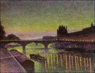 Qui a peint "Le Louvre et le pont du Carousel, effet de nuit" ?