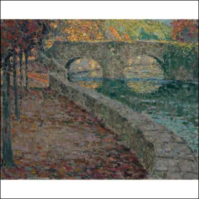 Qui a repr&eacute;sent&eacute; "Le Vieux Pont sur l'Ell&eacute;, Quimperl&eacute;" ?