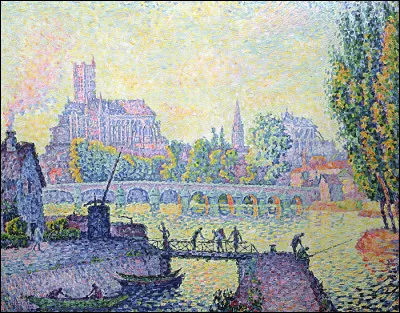 Qui a repr&eacute;sent&eacute; "Le Pont &agrave; Auxerre" ?