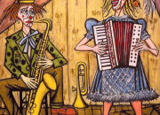 Quiz Quiz observation - Bernard Buffet et les clowns musiciens