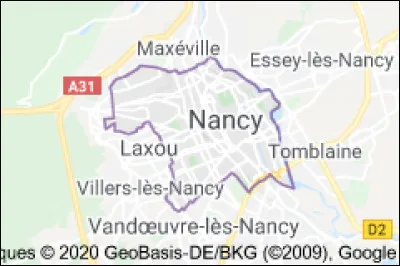 Dans quelle région se situe la ville de Nancy ?
