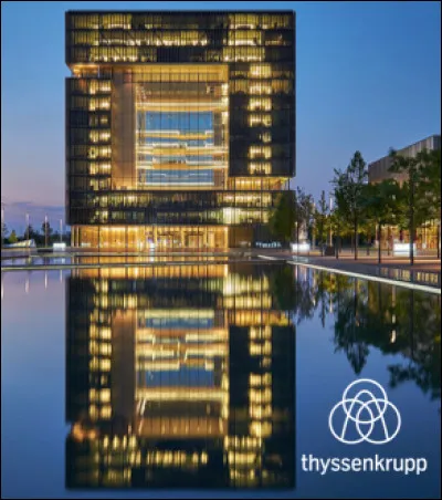 Dans quelle ville de la Ruhr le groupe sidérurgique TyssenKrupp est-il implanté ?