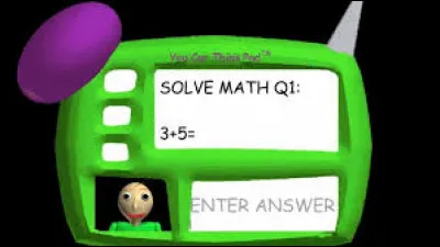 Que nous donne Baldi lorsqu'on termine le premier livre ?