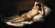 Quel peintre espagnol n en 1746 a ralis La Maja nue ?