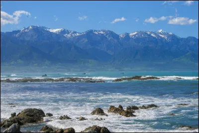 Nous trouvons la mer de Tasman près...