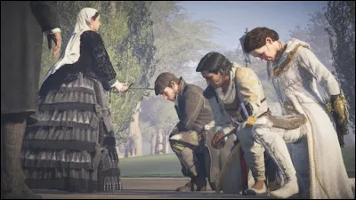 Quel est le titre que donne la reine Victoria à Jacob, Evie Frye et Henry Green ?