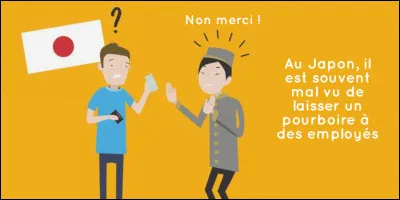 Au Japon, il est mal vu de...