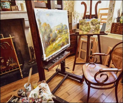 Où se situe l'atelier et la maison du peintre Auguste Renoir ?