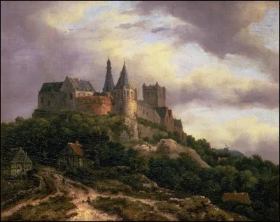 Quel peintre hollandais du XVIIe a ré ; alisé ; " ; Châ ; teau de Bentheim" ; ?