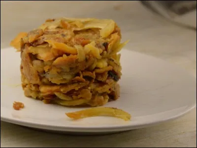 Comment s'appelle ce plat, sorte de gratin de pommes de terre avec de l'oignon et du thym cher aux Ch'tis ?