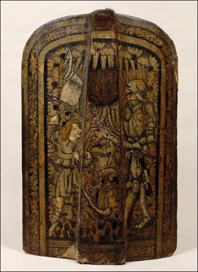 Quel est le bon mot pour : "Mettre en hauteur" ou encore : "Grand bouclier" ?