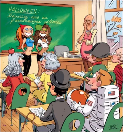 Il faut se déguiser aujourd'hui ! Tout est permis ! Comment te déguises-tu ?