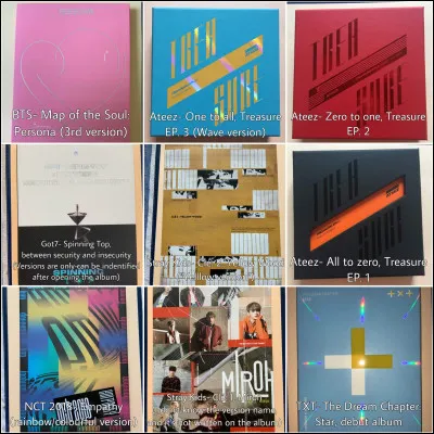 Lequel de ces albums est de BlackPink ?