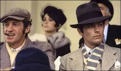 Belmondo et Delon, malfrats marseillais dans les années 30, C'est l'affiche de...