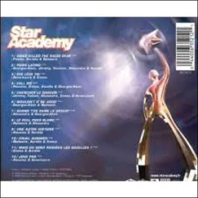 De quelle décennie les élèves font-ils des reprises sur leur album "Star Academy fait sa boom" ?
