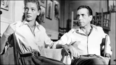 Quel film réalisé par John Huston et réunissant Humphrey Bogart et Lauren Bacall apercevons-nous ici ?