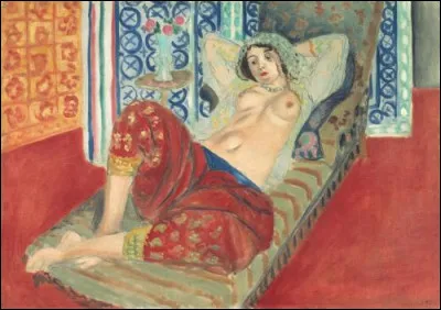 Qui a peint "Odalisque en culotte rouge" ?