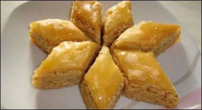 Ou encore ce feuilleté à base d'amandes et de sirop de miel :