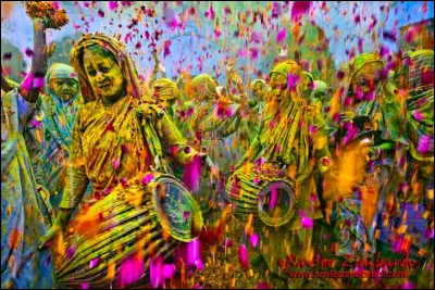 Exceptionnellement, la photo de présentation a un rapport avec la réponse : où se passe le Holi, la fête des couleurs ?