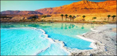 Partons pour le Proche-Orient. Quels sont les deux pays qui se partagent la mer Morte ?